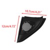Pair Car Door Speaker Cover Audio Tweeter Trim Black Replacement