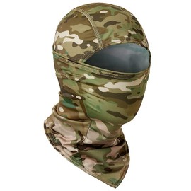 Camo Balaclava Face Shiesty Ski Mask,UV Protection Ice Silk Neck Gaiter Sun Hood for Men Women Motorcycle Cycling