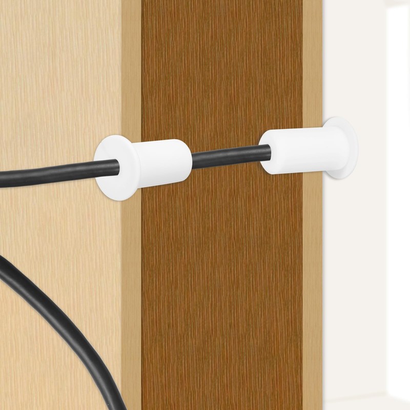 uxcell 2Pcs Wall Grommets for Cables 1 Inch Silicone Cable