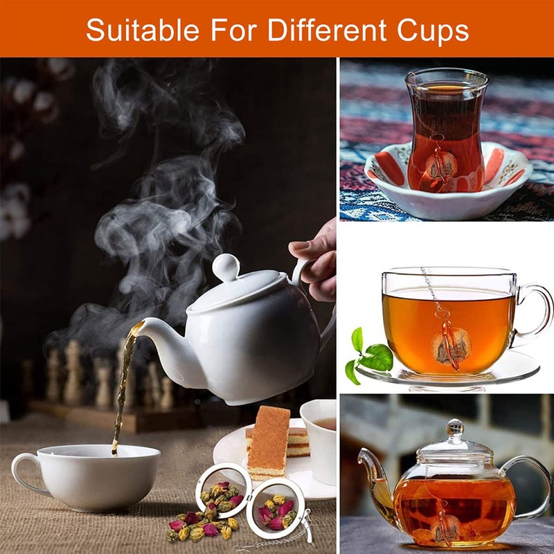 Tea Strainer, 3 Pieces Tea Strainer Tea Filter, Tea Ball