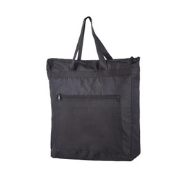 BOCAIDHK Eco Bag, Lightweight, Foldable, Shopping Bag, Large Capacity, Storage, Waterproof, Stylish, Durable, Portable, Convenient, Large Size, Zipper Included, Black