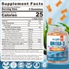 Vegan Omega 3 Gummies 1280mg + Vitamin D3 K2 (MK7),