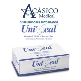UniSeal Guantes De Nitrilo Estériles Uniseal Talla Grande
