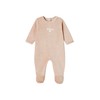 Vertbaudet VERTBAUDET3-Pack Baby Velvet Romper Basic Oeko-Tex, camel