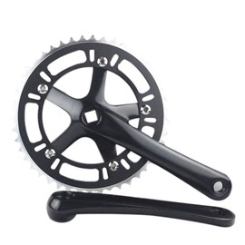 SENQI 46T*170mm Single Speed Fixed Gear Road Bike Crankset Fixie Cycling Track Crankset Cranks CNC