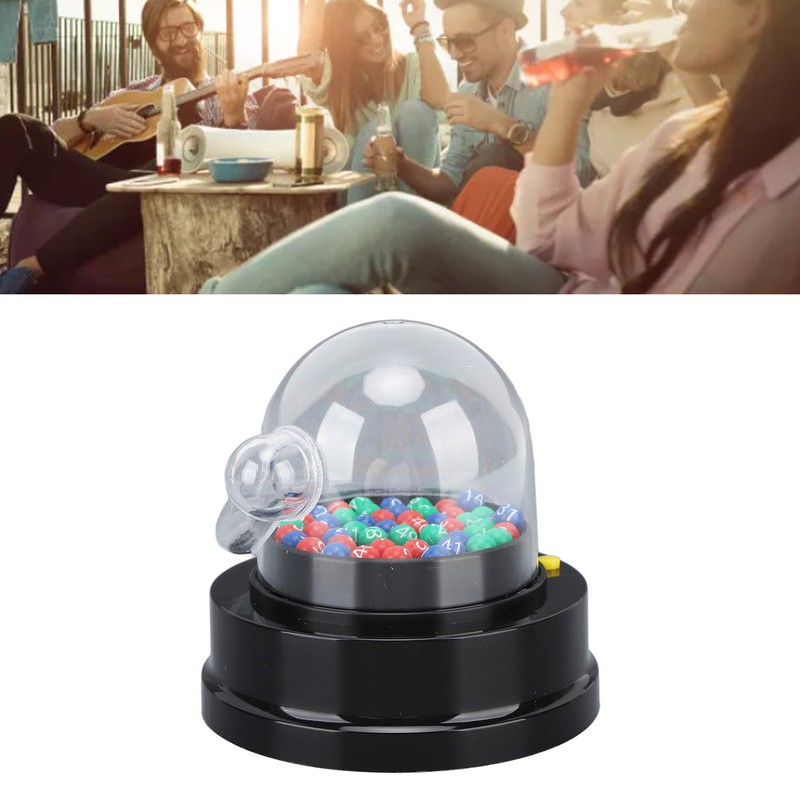 Electric Shake Lucky Ball Machine Mini Lottery Machine Portable Fortunate