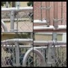 1-3/8" x 1-3/8" Chain Link Fence T-Clamps End Rail Clamps