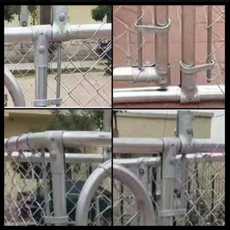1-3/8" x 1-3/8" Chain Link Fence T-Clamps End Rail Clamps