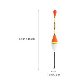 BESPORTBLE Fishing Floats Fishing Bobbers, Float Fishing Tackle Foam Fishing Floats Slip Bobbers Accessories for Outdoor Fishing Tools, Random Color 20Pcs