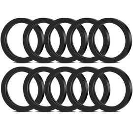 Oraivy Gas Can Spout Gaskets Seals Replacement, 10Pcs Rubber Fuel Can Spout Sealing Rings for Most Gas Can Spouts