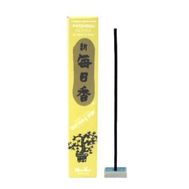 Gift Set 3 Packs Sandalwood / Pine / Patchouli Morning Star Japanese Incense Sticks in Gold Print Gift Box