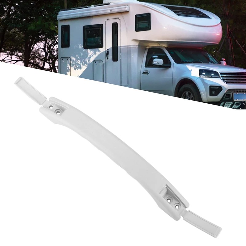 Trolley handle caravan 248 mm handle plastic with cover caps,