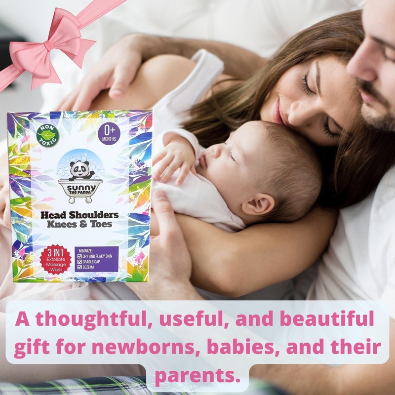 Cradle Cap Brush and Sponge Set for Baby - Bath