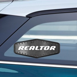 Makoroni Realtor, CAR Magnet-Magnetic Bumper Sticker 3x8 or 4.5x10.5 inc., DesN83
