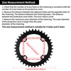 X AUTOHAUX Pack of 2 Bicycle Chain Guards, 42 Teeth