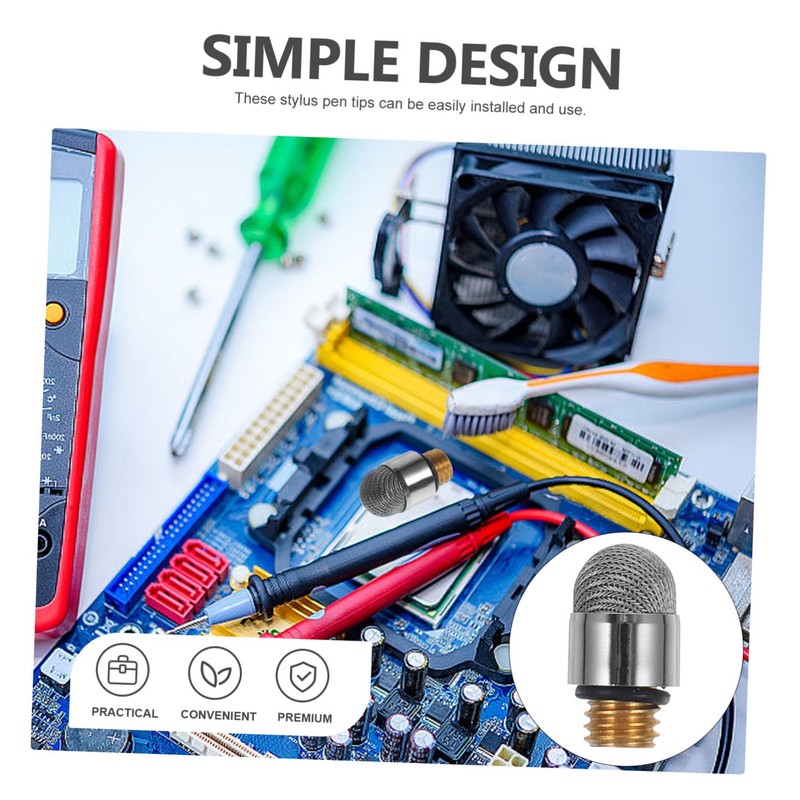 KONTONTY Stylus Pen Tips Replacement 10 Pack Capacitive Pen Tips