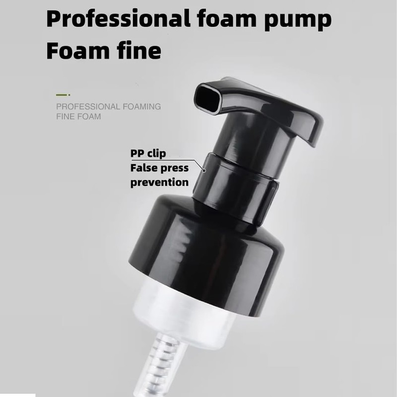 2Pcs Foaming Soap Dispenser, 450ml(16oz) Refillable Modern Square Pump Bottle