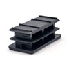 Outwater Plastic 1" x 2" Rectangular Insert End Caps for
