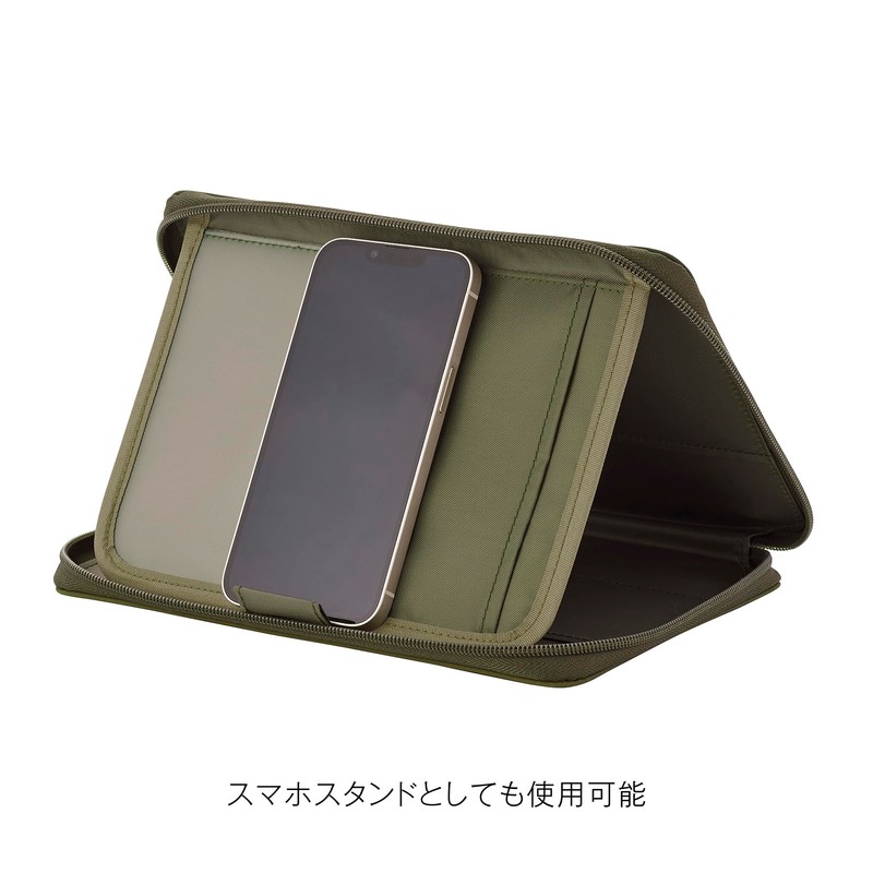 kleid 8553-04 A5 Stand Carry Note Case Blue Gray