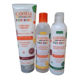 Kit Cantu For Kids Shampoo Y Acondicionador Crema Para Rizos