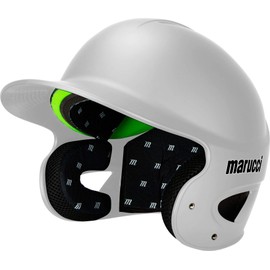 Marucci DuraSpeed Baseball Helmet, NOCSAE Certified, White, Large