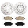 Torchbeam Front and Rear Brake Pad & Rotor Kit Brake