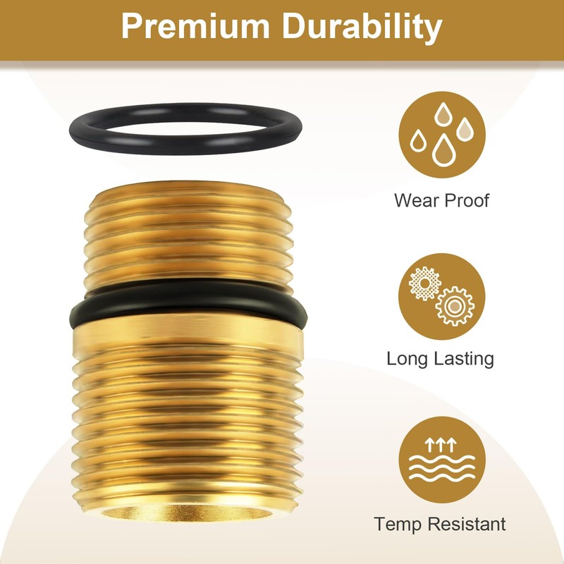 MEILLYOCEAN Pressure Washer Water Pump Outlet Fitting, M20 Male to