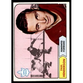 1968 Topps # 127 Paul Henderson Toronto Maple Leafs (Hockey Card) VG/EX Maple Leafs