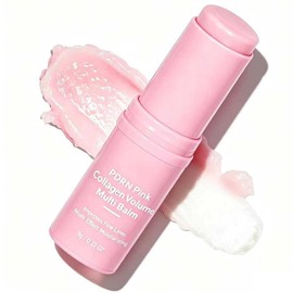 PDRN Pink Collagen Volume Multi Balm, All-In-One Face & Body Moisturizer Balm for Eyes, Neck, Wrinkles, Lips, Plumping & Radiance Skin Care
