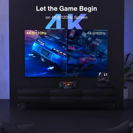 iVANKY 8-in-1 ROG Ally Dock with 100W PD Charger, Steam Deck/Legion Go Docking Station with HDMI 2.0 4K@120Hz, 3*USB-A 3.0, 100W USB-C Charging, 1Gbps Ethernet
