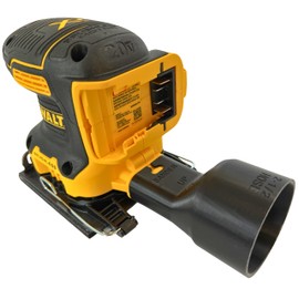 1058 Designs - Sander Vacuum Adapter for DeWalt 1/4 Sheet Palm Sanders DCW200 DCW210 - Shop Vac Attachment for Dust Collection (2-1/2")