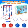 Mocuba Floating Pool Basketball Hoop, Water-Fillable Stable Base