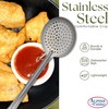 Alpine Cuisine Stainless Steel Skimmer Spoon 13 Inch - Rustproof,