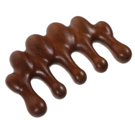 Ipetboom Wide Tooth Wooden Massage Comb Scalp Applicator for Women Men Hair Detangler