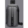 Men's body bag trend cross bag travel accessory bag Gray