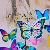Bleidruck 24 Sheets Printable Holographic Sticker Paper 8.5x 11 inch