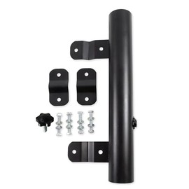 Upgrade Your RV with a Heavy-Duty Ladder Flagpole Holder – Compatible with 1" RV Ladders (Black). Durable, Secure & Easy to Install for Displaying Your Favorite Flags on The Go! (Black)