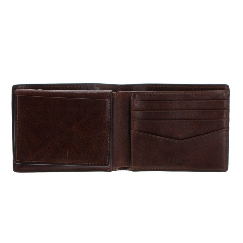 Fossil Jesse Leather Wallet 11.5 cm, Cognac