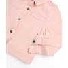 RuffleButts Pink Stretch Denim Jacket - 3T