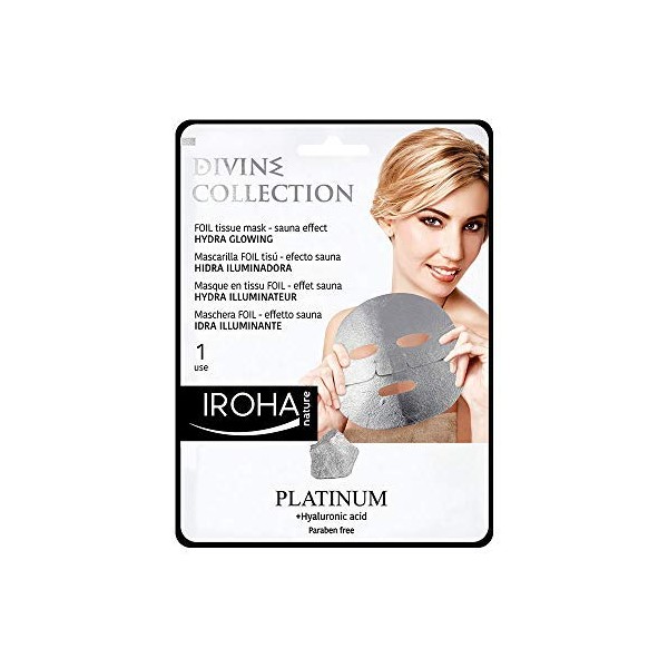 Iroha Divine Collection Hydra Glowing Face Mask with Platinum & Hyaluronic Acid
