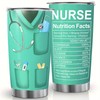 YOETTE Nurse Tumbler 20oz, for Women Men Nurse Stainless Steel