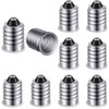 15 Pieces E14 to E12 Adapter Converter Lamp Adapter European