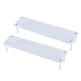 Famimueno Acrylic Display Stand Doll Display Collection Figure Display Stage (Clear Color/Height 5cm x Set of 2)