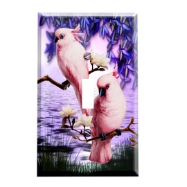 Gotham Decor Pink Cockatoo Paradise Switchplate/Switch Plate Cover