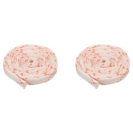 sourcing map Fiberglass Heat Shield Sleeve 0.9m x 2.5mm Insulation Protect Sleeving Pipe for Cable Wire Wrap, Pack of 2