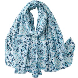 FAIRYGATE Blue Scarf for Women UK Outdoor Scarves Scarfs for Hiking Cozy Shawls for Camping 71050