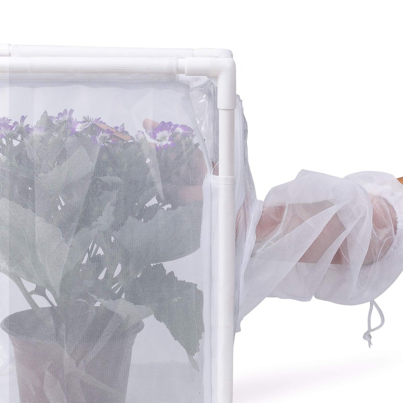 RESTCLOUD Monarch Butterfly Habitat Cage, Outdoor Insect Mesh Cage Terrarium