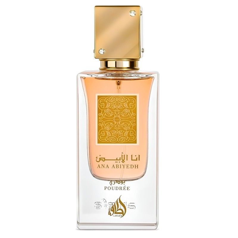 Lattafa Ana Abiyedh Poudree for Women Eau de Parfum Spray,