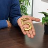 Motif 4-Inch Solid Brass Lacquered Polished Mailbox Numbers Modern House