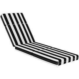 Chaise Lounge Cushions Outdoor, 72 x 21 x 4 Inch Lounge Chair Cushions for Outdoor Furniture - Waterproof Lounge Patio Replacement Cushion, 4In Fade-Resistant ThickPatio Chaise Lounge Cushion